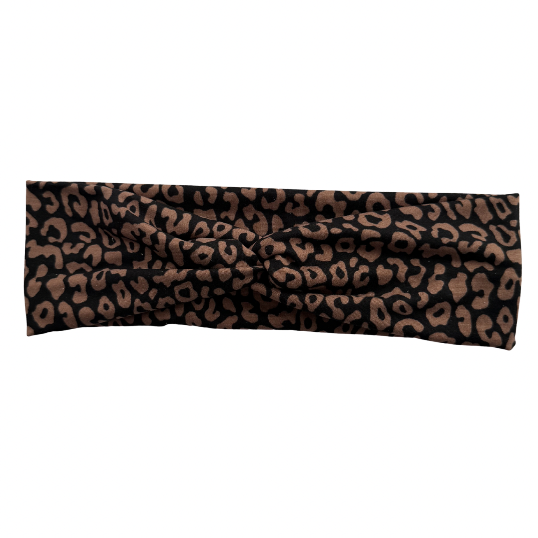 Leopard Print Twist Headband – Blue Velvet & Co display picture 1