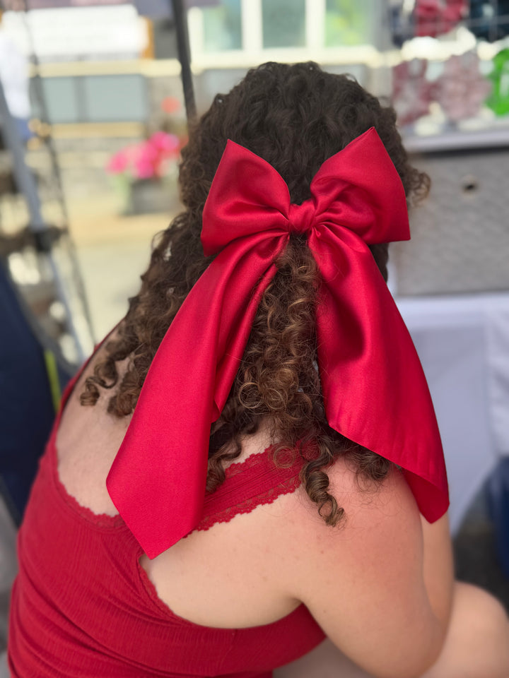 Red Coquette Bow