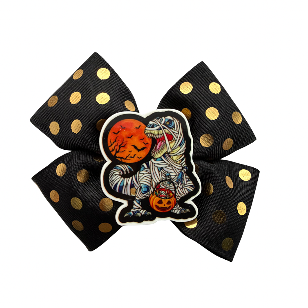 Mummy Dinosaur Bow