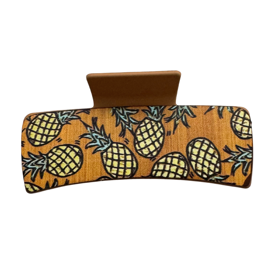 Large Leather Claw Clips