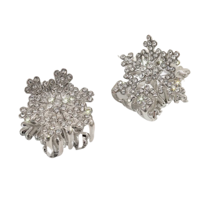 Snowflake Claw Clips