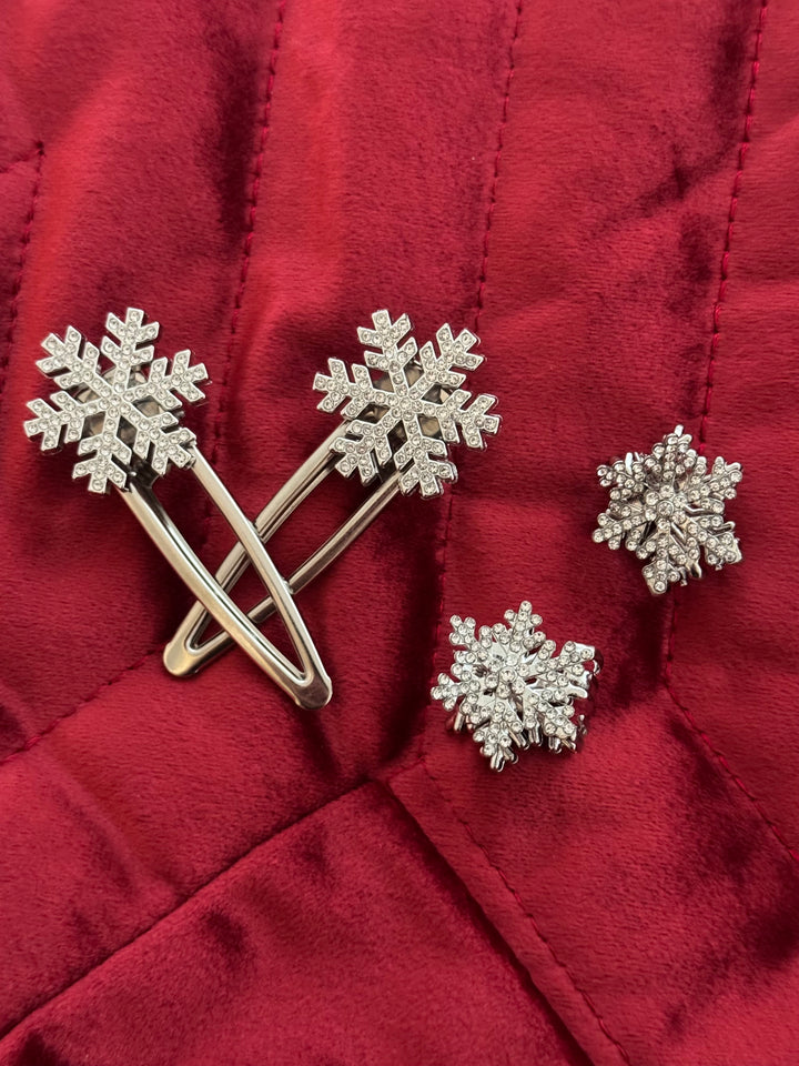 Snowflake Claw Clips