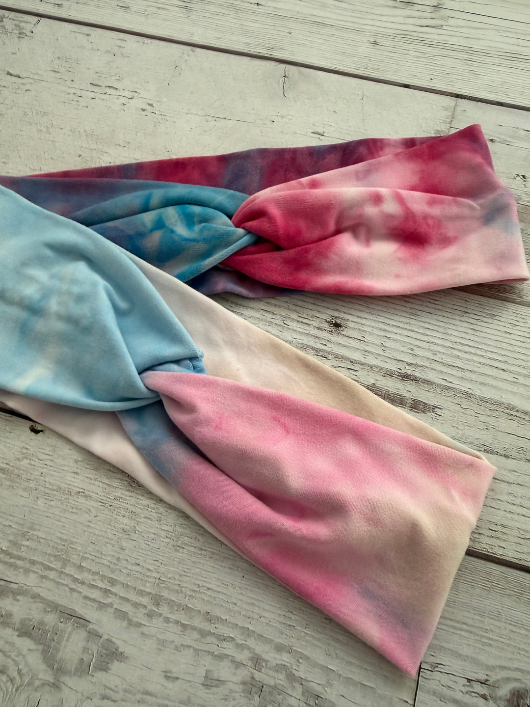 Cotton Candy Twist Headband