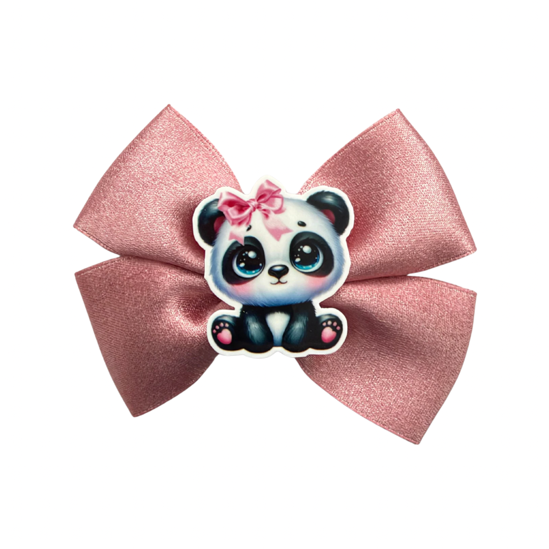 Panda Hair Bow