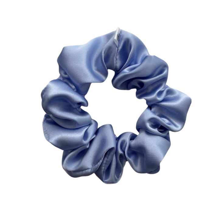 Blue Satin Scrunchie, Satin Scrunchie