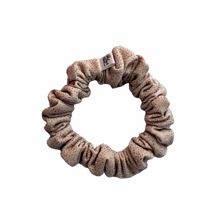 Champagne Glow Scrunchie