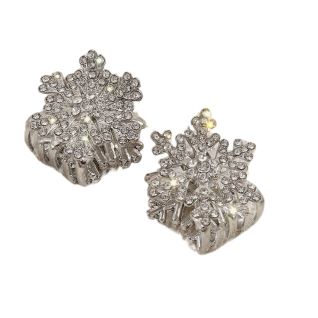 Snowflake Claw Clips