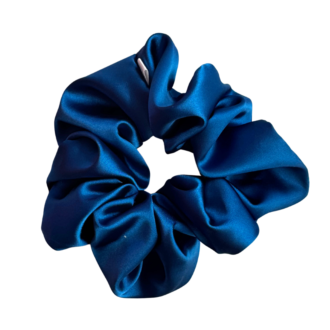 Royal Blue  XL Satin Scrunchie 