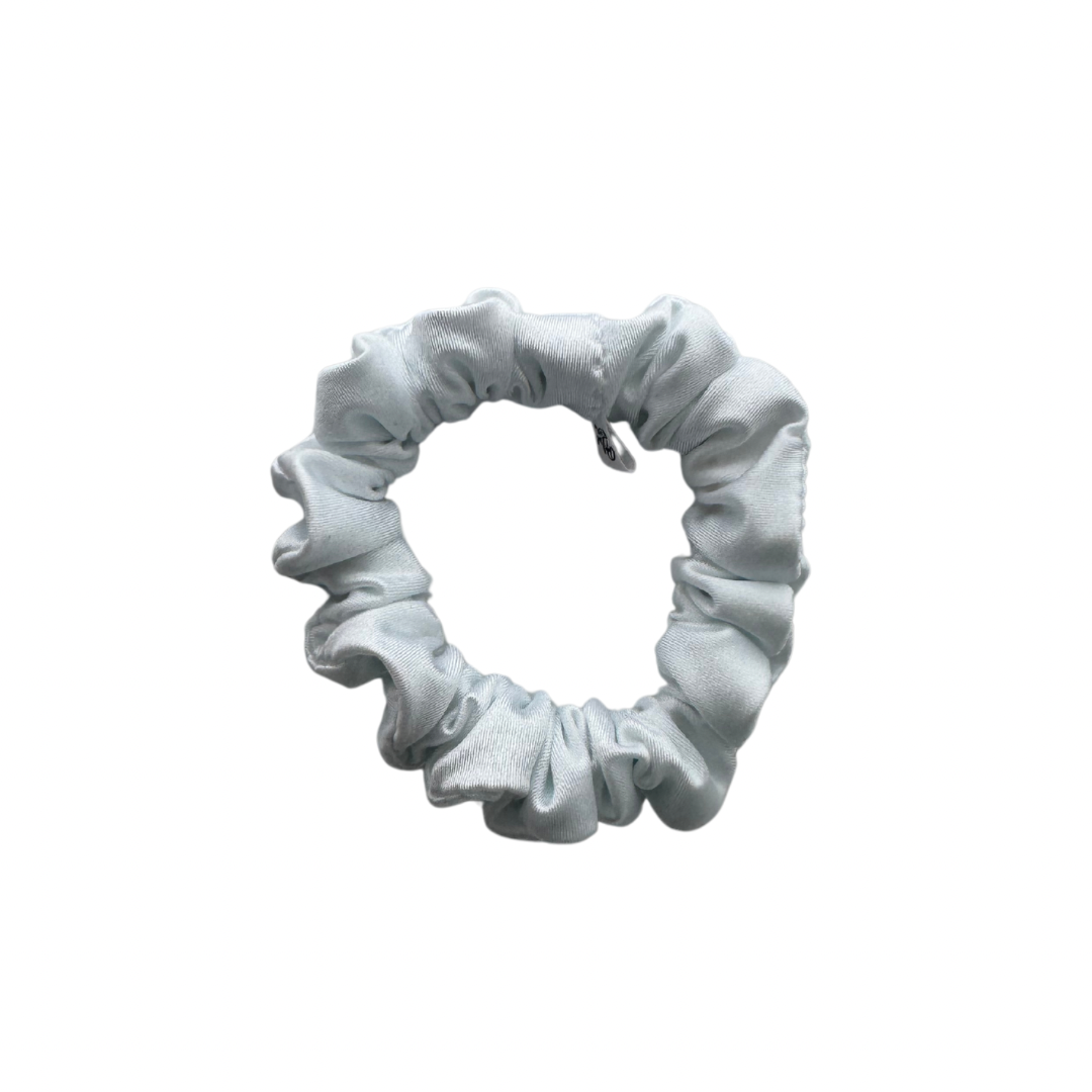 Skinny Scrunchie. White Swim Scrunchie