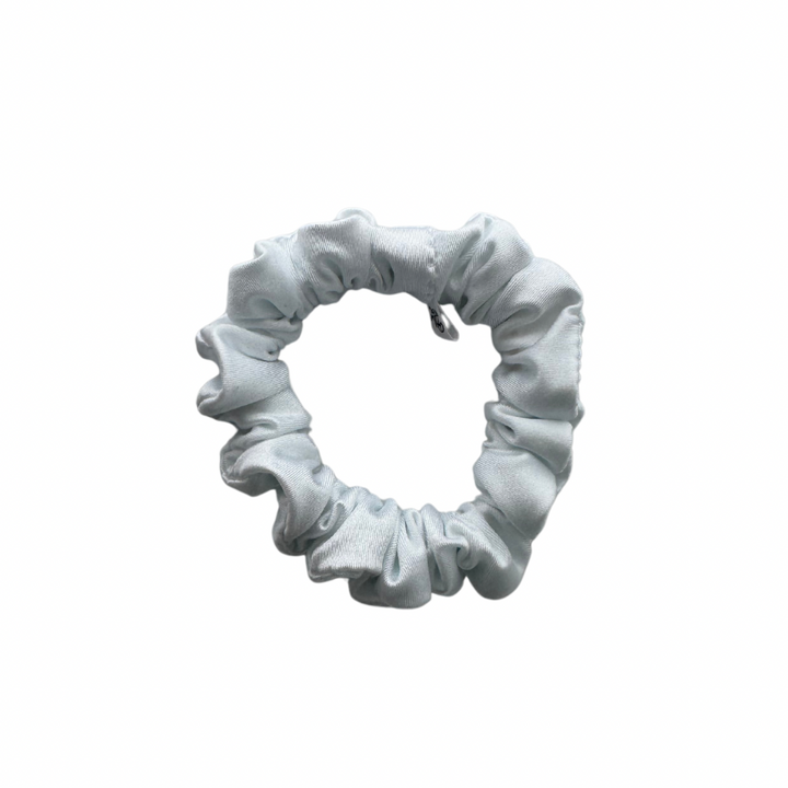 Skinny Scrunchie. White Swim Scrunchie