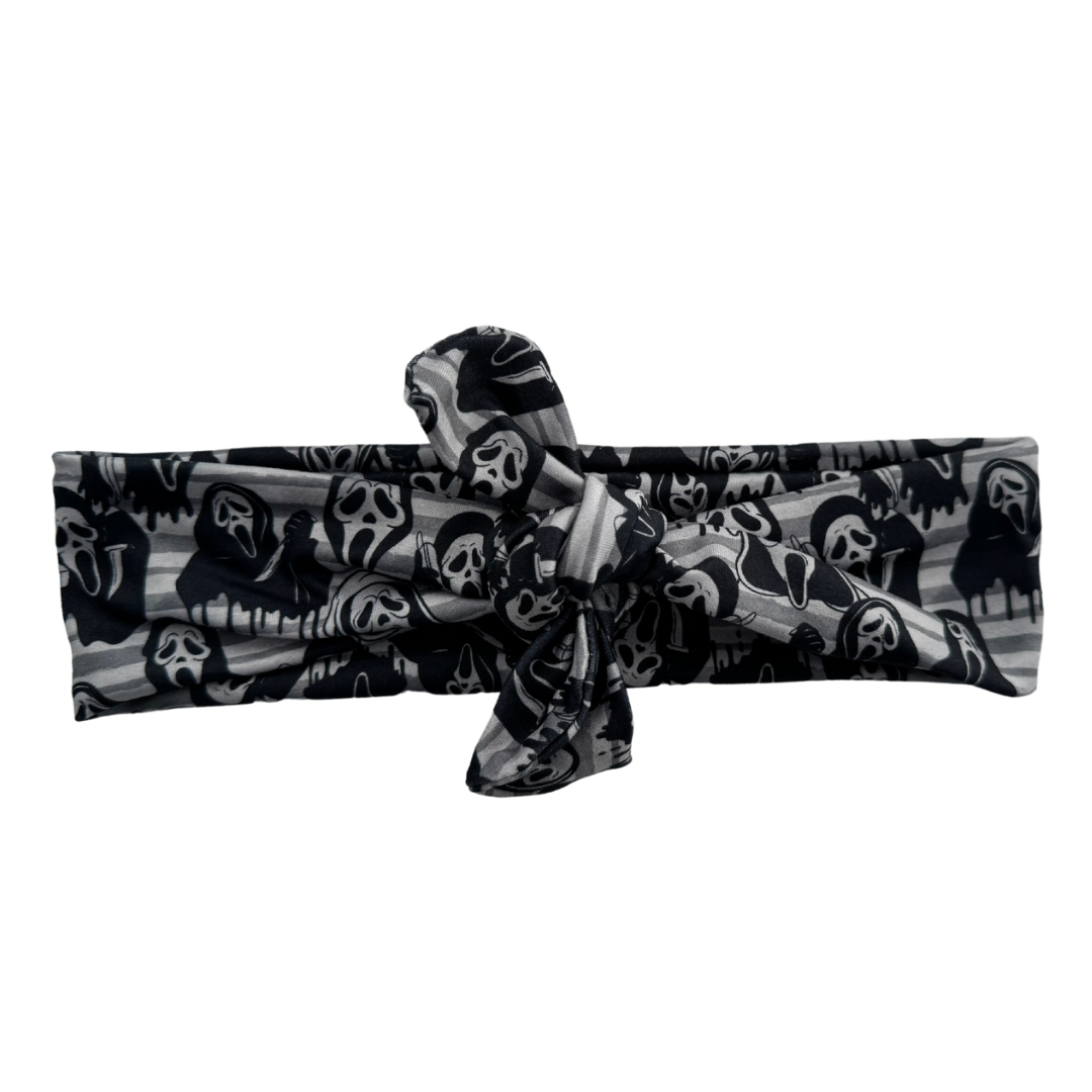 Scream Tie Headband