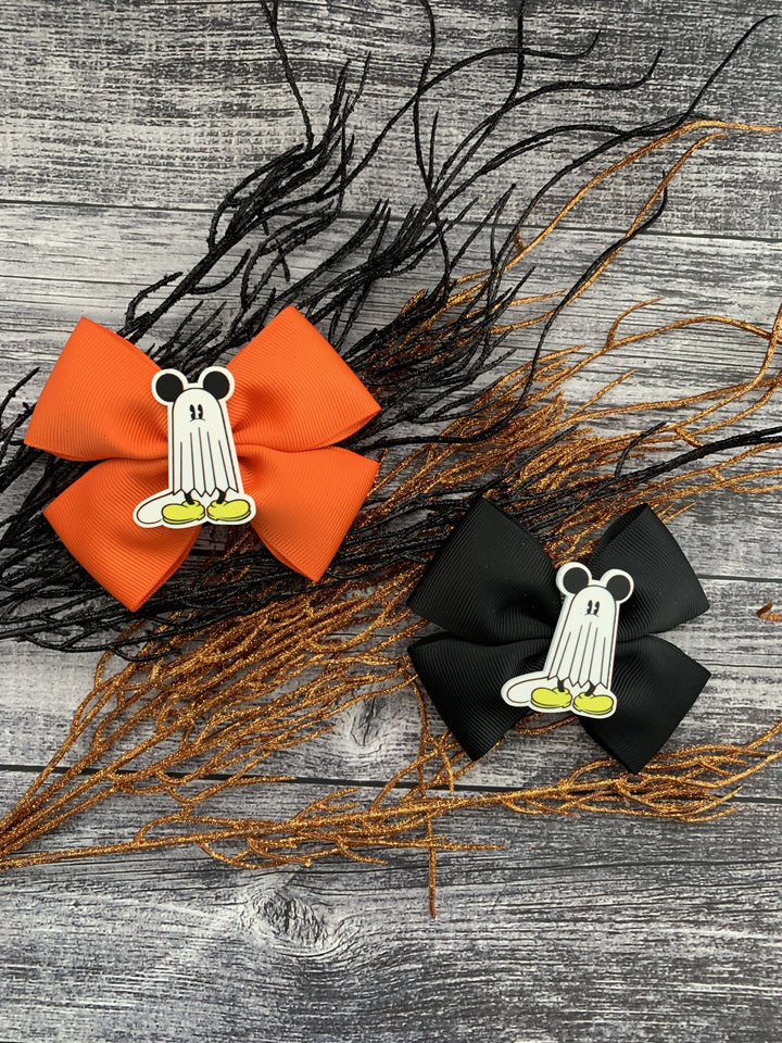 Ghost Mouse Hair Bow