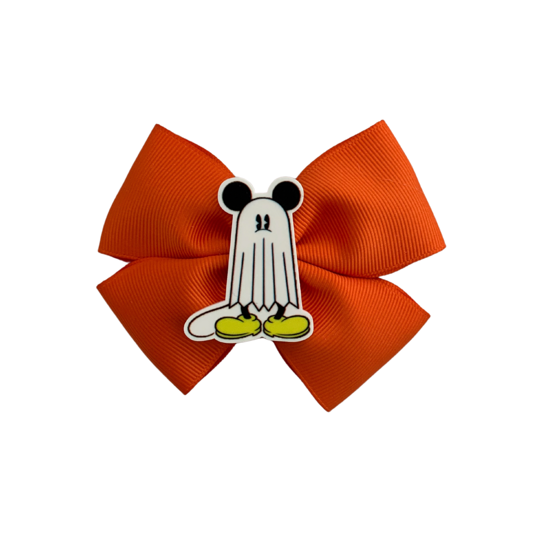 Ghost Mouse Hair Bow