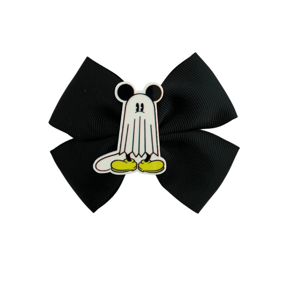 Ghost Mouse Hair Bow