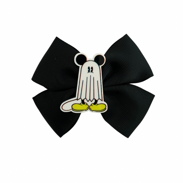 Ghost Mouse Hair Bow